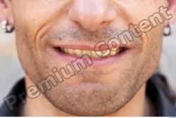 Mouth Man White Slim Bearded